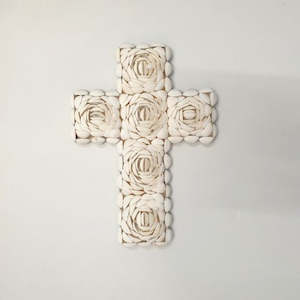Cross Shell Wall Decor