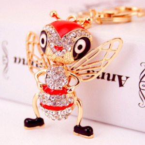 Diamante Key Ring-Ant