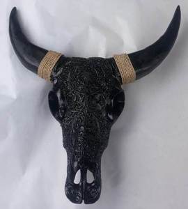 All: Poly Resin Cow Skull
