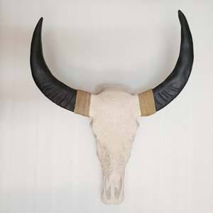 Poly Resin Cow Skull