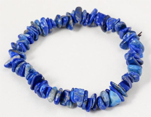 Crystal Chip Bracelet Lapis Lazuli