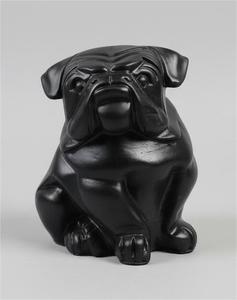 All: Poly Resin Bull Dog Sitting