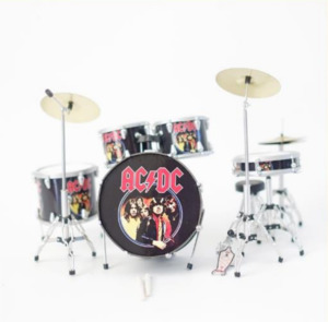 Minature Drum Kit AC/DC