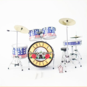 Minature Drum Kit Gun n Roses