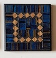 Home Accessories: Mosaic Coasters S/4 Blue