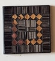 Home Accessories: Mosaic Coasters S/4 Black Silver Black