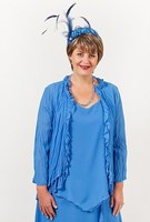 Softly crushed chiffon jacket