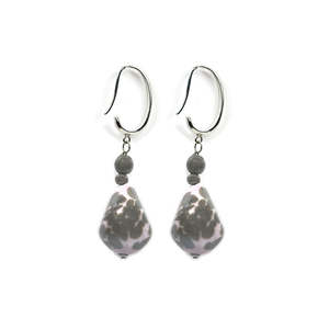 Murano Glass Jewellery In Italy: Murano Glass Earrings B Ginger Pink - Antica Murrina Venezia