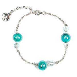 Murano Glass Bracelet Sant'Elena Turchese - Antica Murrina Venezia