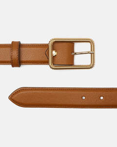 Cuoieria Fiorentina: Genuine Leather Belt Eva Lion - Cuoieria Fiorentina