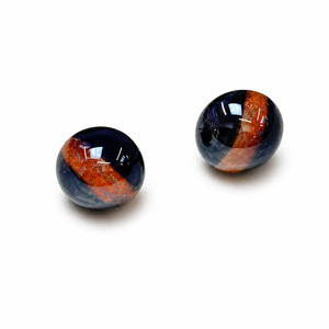 Murano Glass Earrings Falena  Orange - Antica Murrina Venezia