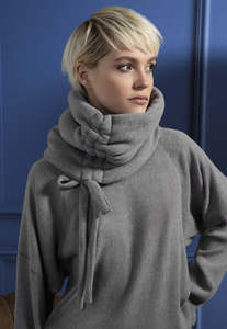 Woman Tops Tunics In Italy: Made in Italy Soft Sweater Over Milano - Caterina D.