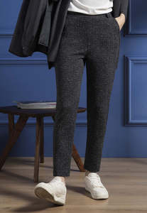 Bottoms Collection In Italy: Made in Italy Check Trousers  -  Caterina D.