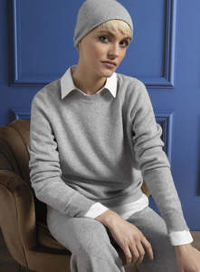 Caterina D: Made in Italy Soft Cashmere Lurex Sweater 077- Caterina D.