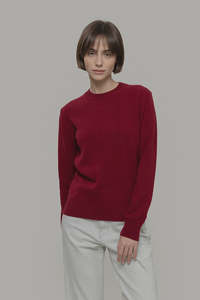 Woman Tops Tunics In Italy: Cashmere Sweater Edda Red - Rifo'
