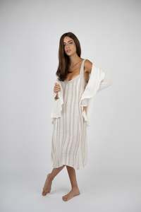 Shirt And Jacket Collection In Italy: Handmade Linen Jacket Bachata White - Marilu