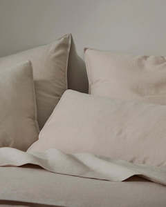 Pillowcases: Ravello Pillowcase Pair - Shell | Standard, King or Euro Size