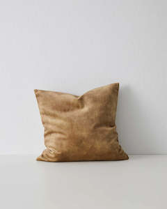 Plain And Textured Cushions: Weave Home Ava Velvet Cushion - Burnish | 50 x 50cm