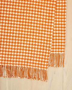 Outlet: Weave Home Huxter Throw Blanket - Pumpkin | 100% NZ Wool
