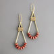 David Aubrey Red Jasper Dangle Earrings
