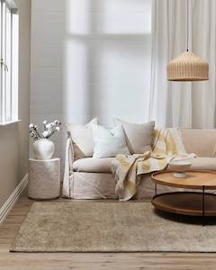 Baya Anchorage Floor Rug - Stone | Four Sizes