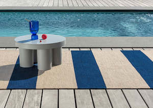Brink Campman Rugs: Deck Electric Blue Outdoor Rug | Brink & Campman | 4 Sizes