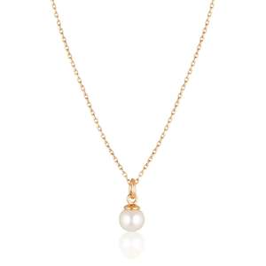 Linda Tahija Cleo Pearl Necklace - Gold | Adjustable
