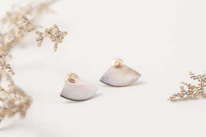 Earrings: Zoaje Laos Earrings | Mother-of-Pearl