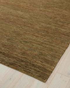 Weave Home Bastian Jute Floor Rug - Oakmoss