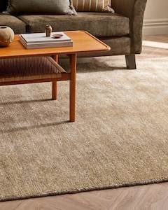 Jute Floor Rugs: Baya Fairbanks Floor Rug - Limestone