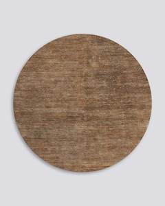 Baya Fairbanks Round Floor Rug - Sand