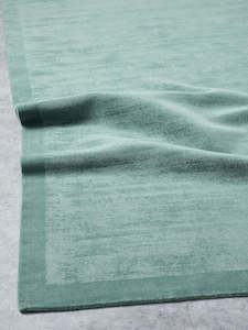 Wool Rugs: Tribe Home Tait Rug - Steele Blue | 100% NZ Wool
