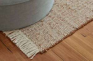 Jute Floor Rugs: Soren Liv Tepih Lunan Floor Rug - Umber