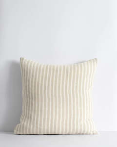 Outlet: Baya Spencer Cushion - Ivory/Natural | 100% Linen