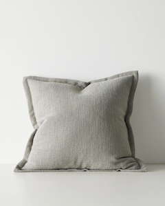 Cushions: Weave Home Figlio Cushion - Fog | 50 x 50cm