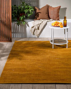 Baya Orakei Outdoor Rug - Ochre