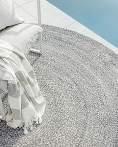 Baya Mornington Outdoor Rug - Dark Pebble | Recycled PET Fibre