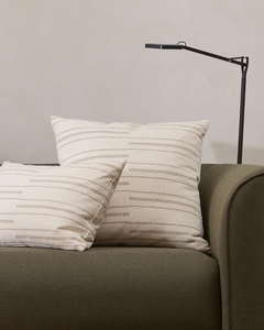 Patterned Cushions: Baya Abbot Cushion - Ecru | 60 x 60cm