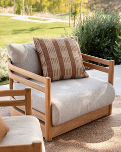Plain And Textured Cushions: Baya Orion In & Outdoor Cushion - Amber | 50 x 50cm