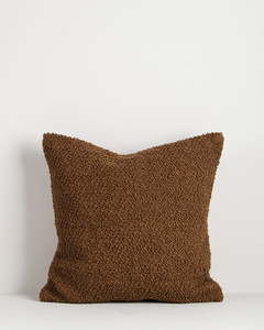 Plain And Textured Cushions: Baya Piper In & Outdoor Cushion - Tobacco | 50 x 50cm