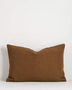 Plain And Textured Cushions: Baya Clipper In & Outdoor Cushion - Tobacco | 40 x 60cm