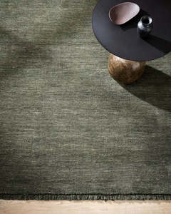 Baya Sandringham 100% NZ Wool Rug - Forest