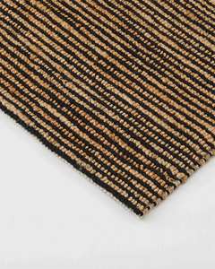 Wool Blend Rugs: Weave Home Lisbon Rug - Onyx | Wool and Jute | 2 x 3m