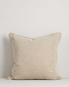 Cushions: Baya Sutton Cushion - Oat