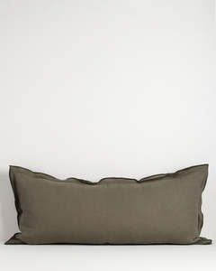 Baya Linden Long Lumbar Cushion - Olive