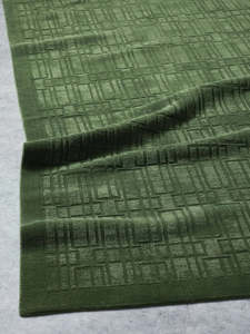 Tribe Home Tait Embossed Rug - Watercress | 100% Wool