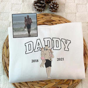 Custom Gift For Dad: Embroidered Custom Gifts for Family