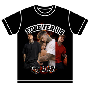 Custom Graphic Tee: Forever Us Graphic Tee