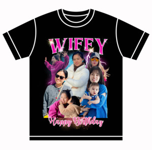 Custom Graphic Tee: Wifey Custom Graphic Tee