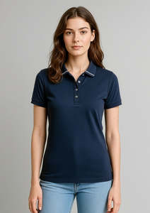 Healthwear: Aston Womens Short Sleeve Polo